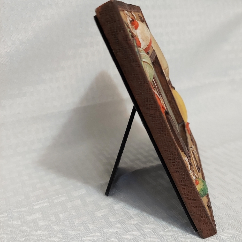 Fishing Themed Picture Frame Fish Hooks Bobbers Hunting Cabin Lodge - Picture 2 of 5